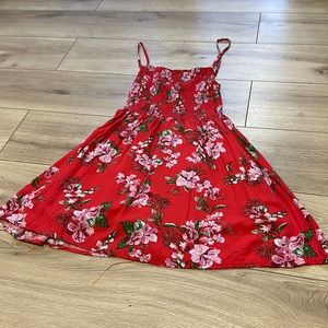 Cute Red flowers summer dress ❤️❤️
